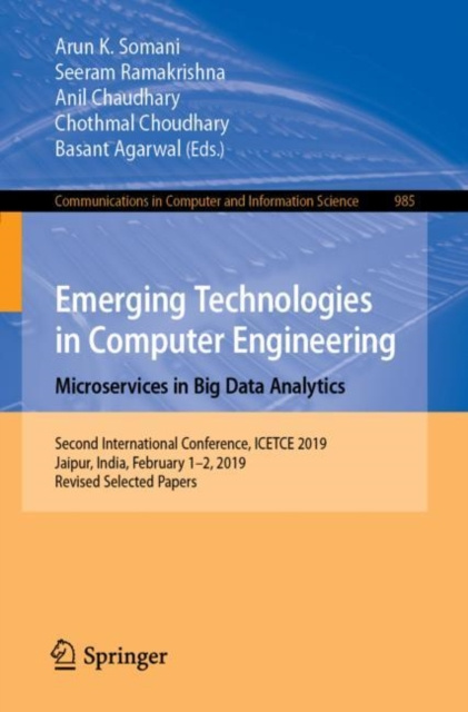 E-book Emerging Technologies in Computer Engineering: Microservices in Big Data Analytics Arun K. Somani