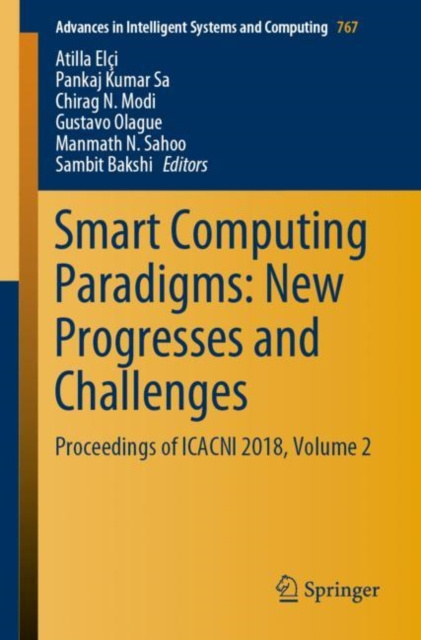 E-book Smart Computing Paradigms: New Progresses and Challenges Atilla Elci