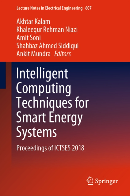 E-knjiga Intelligent Computing Techniques for Smart Energy Systems Akhtar Kalam