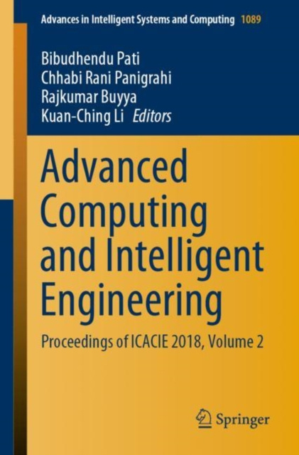 E-knjiga Advanced Computing and Intelligent Engineering Bibudhendu Pati