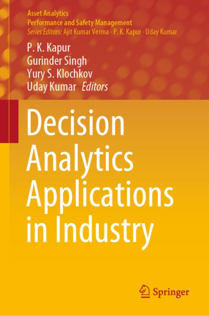 E-Book Decision Analytics Applications in Industry P. K. Kapur