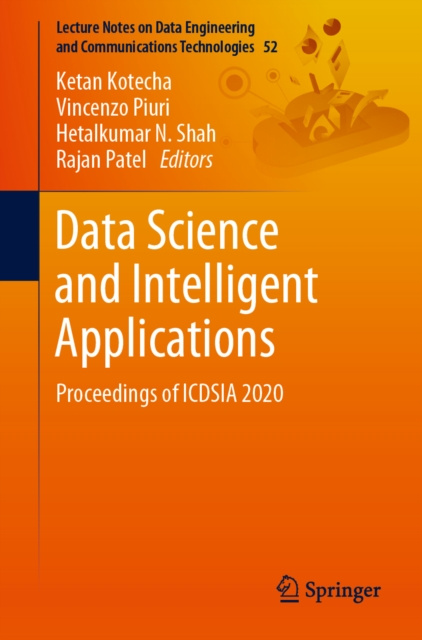 E-book Data Science and Intelligent Applications Ketan Kotecha