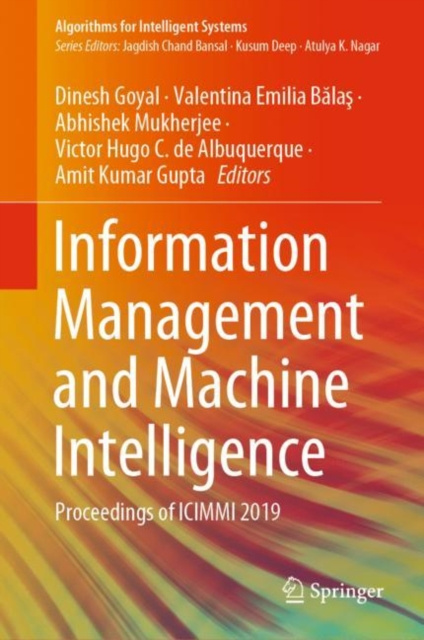 E-kniha Information Management and Machine Intelligence Dinesh Goyal