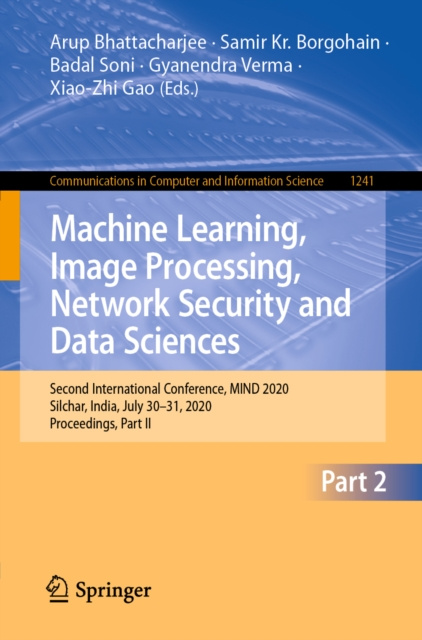 E-knjiga Machine Learning, Image Processing, Network Security and Data Sciences Arup Bhattacharjee