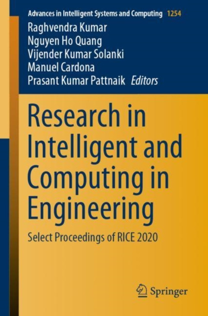 E-kniha Research in Intelligent and Computing in Engineering Raghvendra Kumar