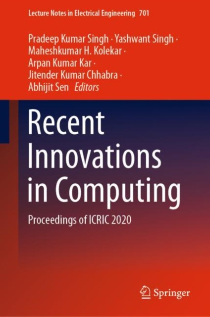 E-book Recent Innovations in Computing Pradeep Kumar Singh