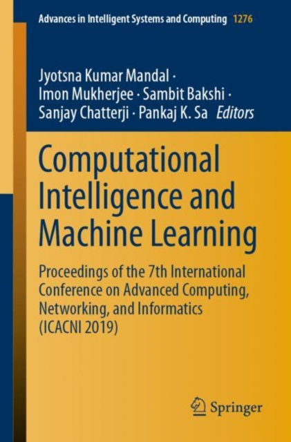 E-book Computational Intelligence and Machine Learning Jyotsna Kumar Mandal