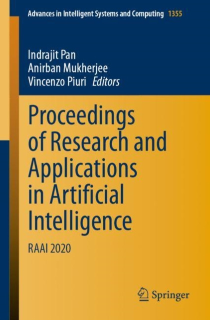 E-knjiga Proceedings of Research and Applications in Artificial Intelligence Indrajit Pan