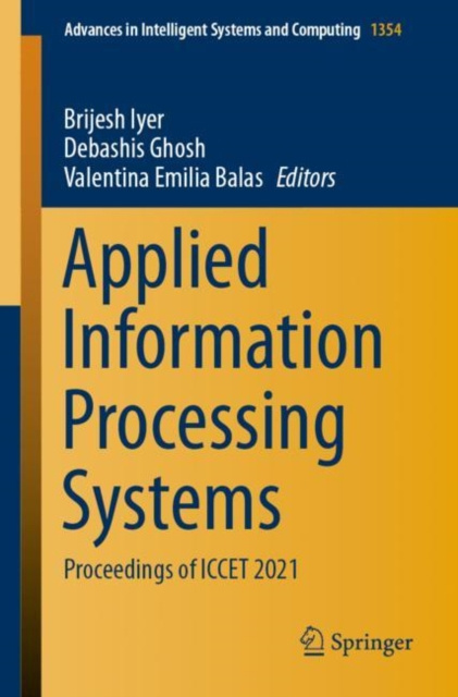 E-book Applied Information Processing Systems Brijesh Iyer