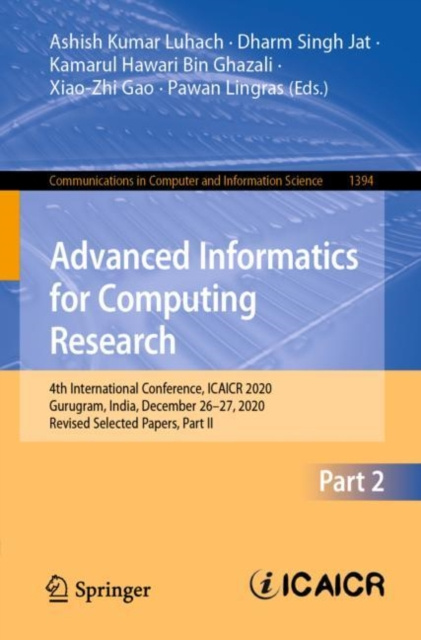 E-book Advanced Informatics for Computing Research Ashish Kumar Luhach