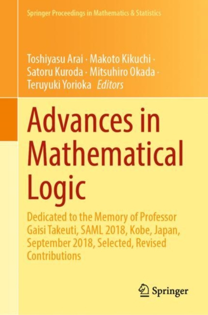 E-kniha Advances in Mathematical Logic Toshiyasu Arai