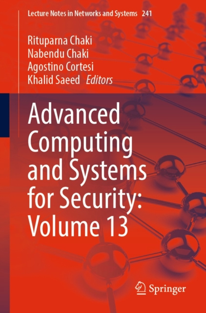 E-Book Advanced Computing and Systems for Security: Volume 13 Rituparna Chaki