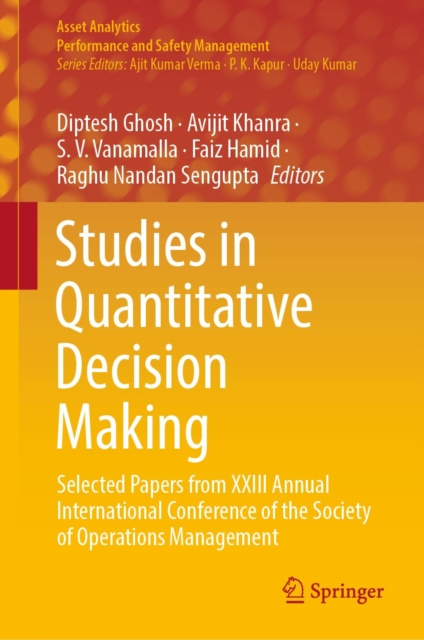 E-kniha Studies in Quantitative Decision Making Diptesh Ghosh