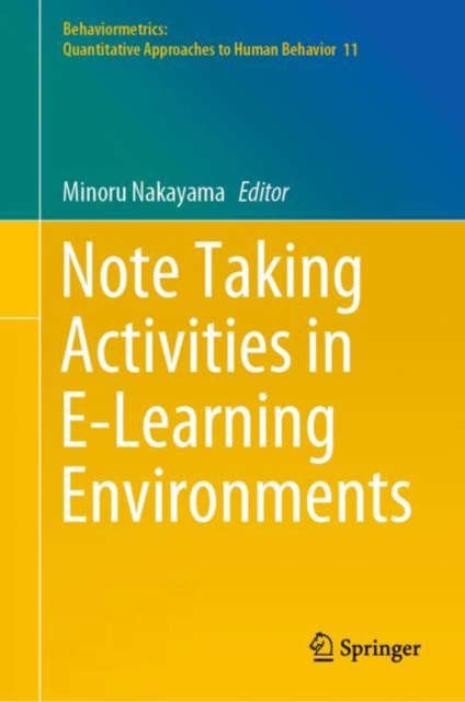 E-book Note Taking Activities in E-Learning Environments Minoru Nakayama