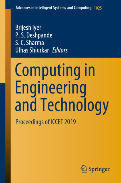 E-knjiga Computing in Engineering and Technology Brijesh Iyer
