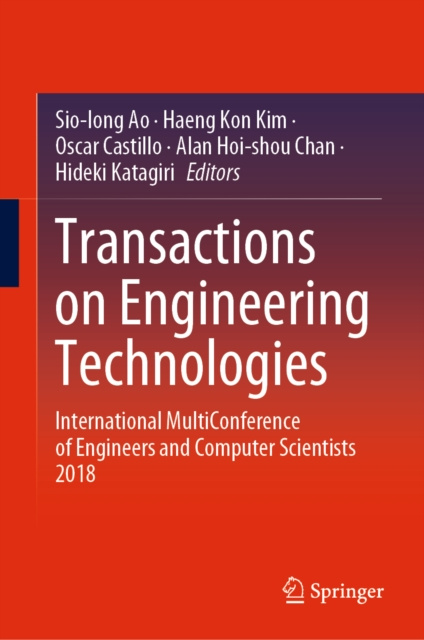 E-book Transactions on Engineering Technologies Sio-Iong Ao
