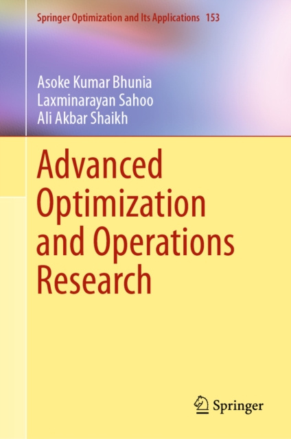 E-book Advanced Optimization and Operations Research Asoke Kumar Bhunia