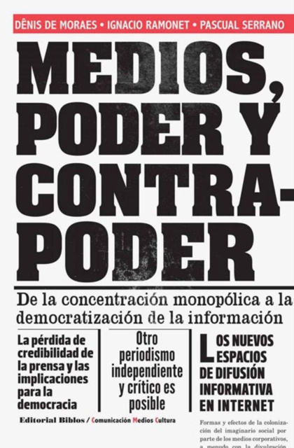 E-knjiga Medios, poder y contrapoder Denis De Moraes