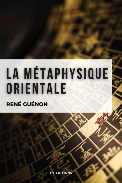 E-kniha La metaphysique orientale Rene Guenon
