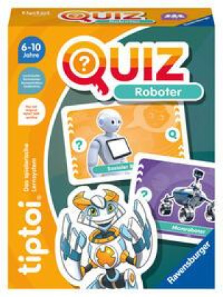 Játék Ravensburger tiptoi 00164 Quiz Roboter, Quizspiel für Kinder ab 6 Jahren, für 1-4 Spieler 