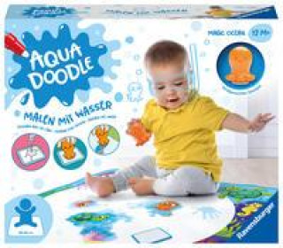 Gioco/giocattolo Ravensburger 4568 Aquadoodle Magic Ocean - Fleckenfreies Stempeln und Entdecken mit Wasser - Stempelset mit magischer Stoffmatte für Babys ab 1 Jahr 