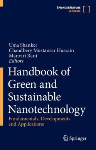 Книга Handbook of Green and Sustainable Nanotechnology, 2 Teile Uma Shanker