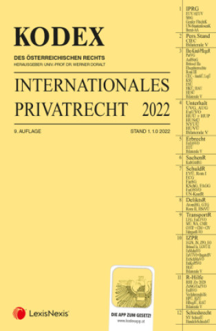 Kniha KODEX Internationales Privatrecht 2023 - inkl. App Werner Doralt