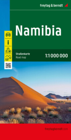Tiskovina Namibia, Straßenkarte 1:1.000.000, freytag & berndt 