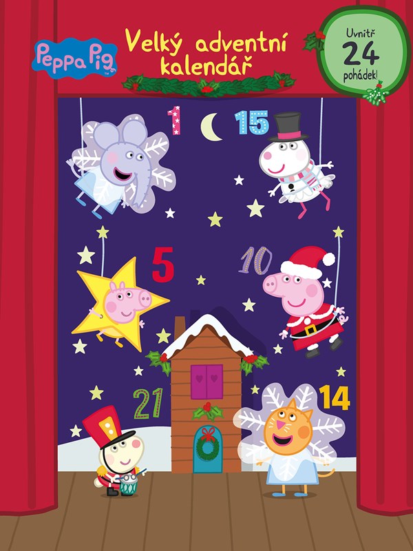 Kniha Peppa Pig Velký adventní kalendář 