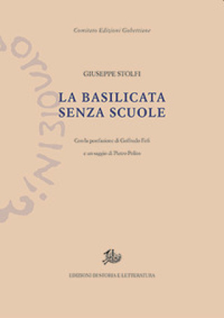 Kniha Basilicata senza scuole Giuseppe Stolfi