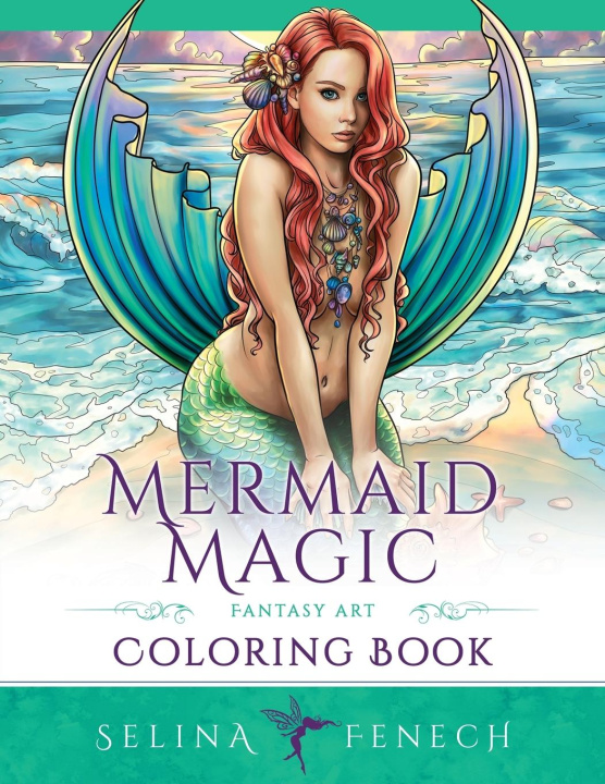 Βιβλίο Mermaid Magic Fantasy Art Coloring Book 