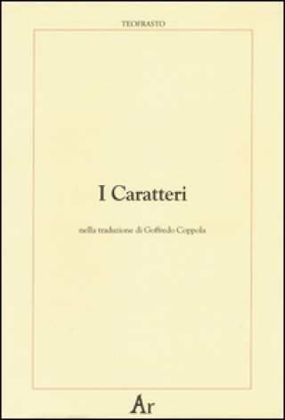 Libro Caratteri Teofrasto