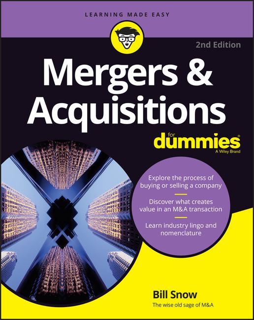 Carte Mergers & Acquisitions For Dummies, 2nd Edition 