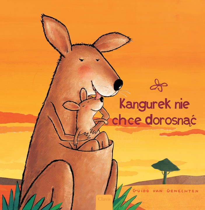 Kniha Kangurek nie chce dorosnac (Little Kangaroo, Polish) Guido van Genechten