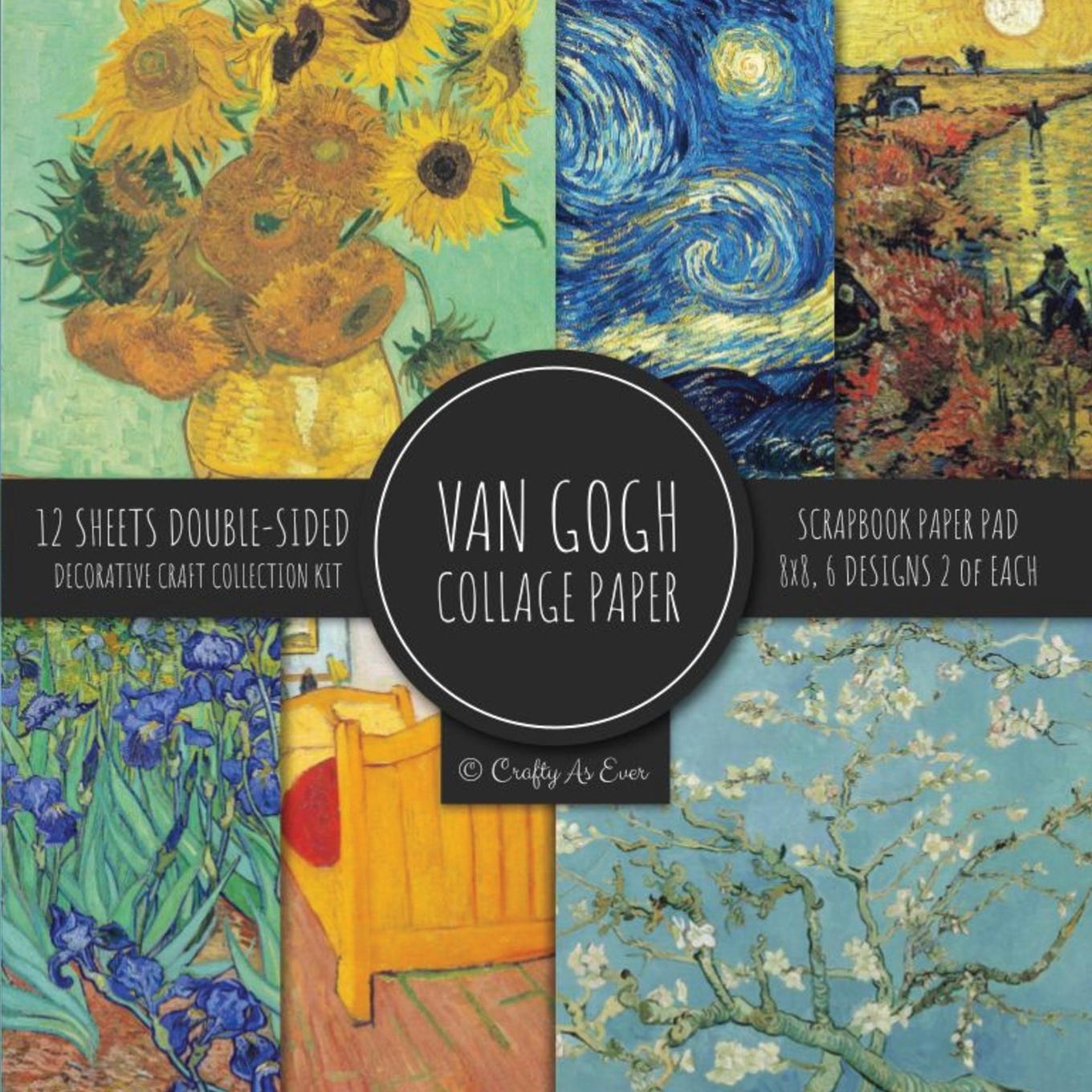 Carte Van Gogh Collage Paper for Scrapbooking 