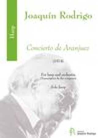 Carte Concierto de Aranjuez for Harp and Orchestra Score 