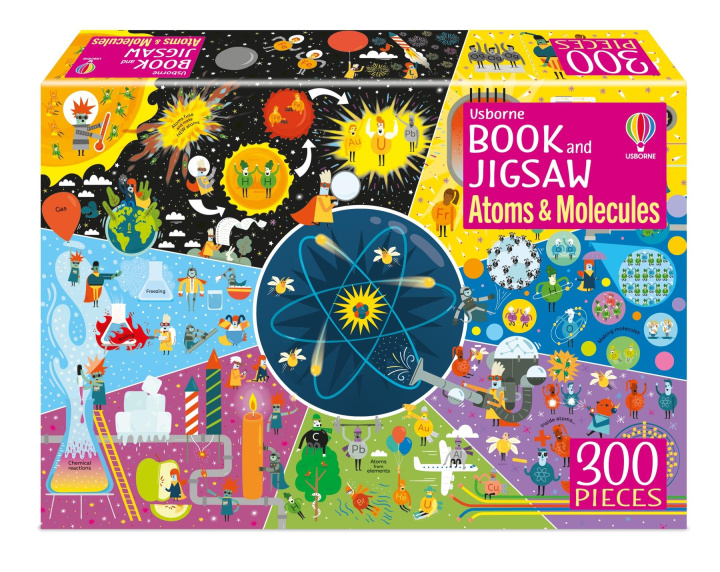 Könyv Usborne Book and Jigsaw Atoms and Molecules Shaw Nielsen