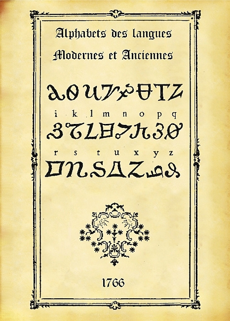 Книга Alphabets des Langues Modernes & Anciennes 