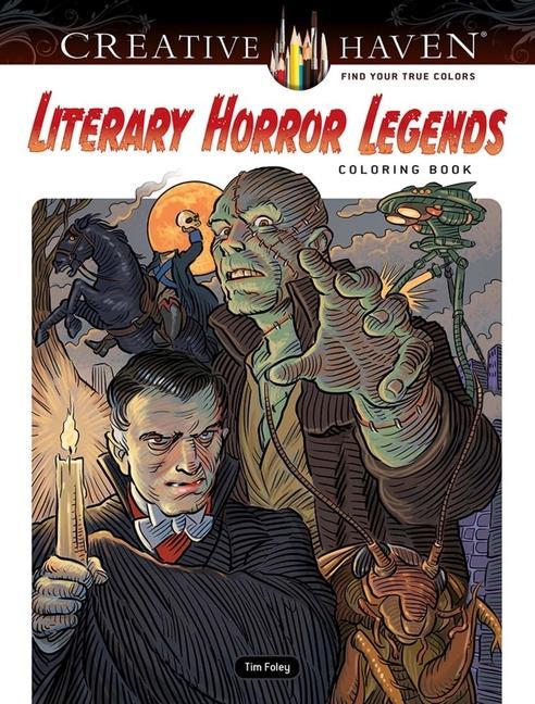 Livre Creative Haven Literary Horror Legends Coloring Book 