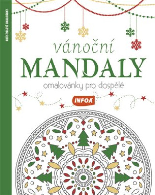 Book Vánoční mandaly Omalovánky pro dospělé 