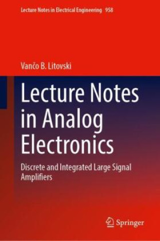 Knjiga Lecture Notes in Analog Electronics Vanco B. Litovski
