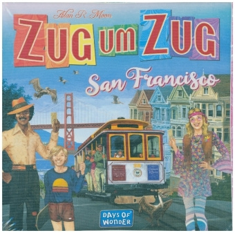 Joc / Jucărie Zug um Zug: San Francisco Days of Wonder