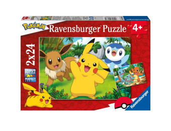 Joc / Jucărie Ravensburger Puzzle Pokémon 2x24 dílků 