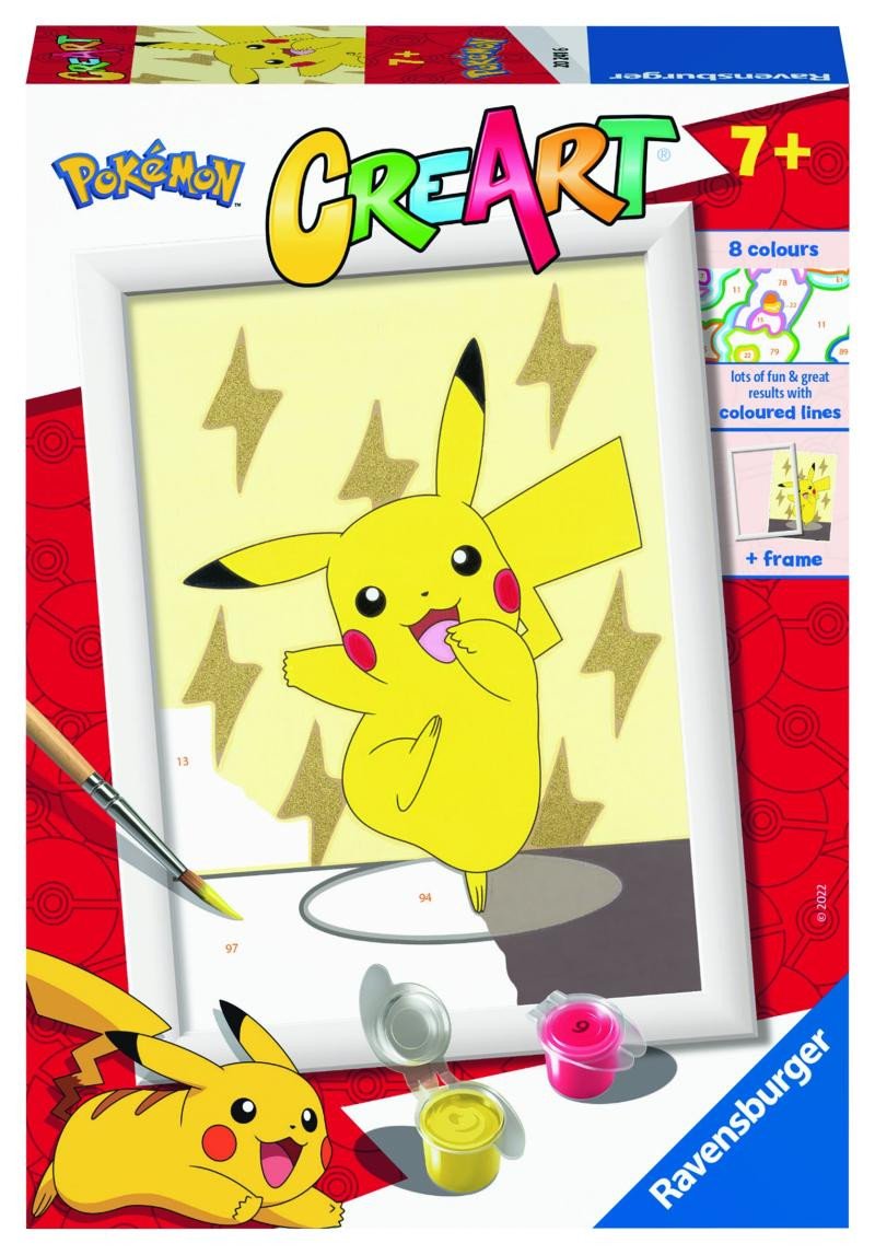 Kniha Ravensburger CreArt Pokémon - Pikachu 