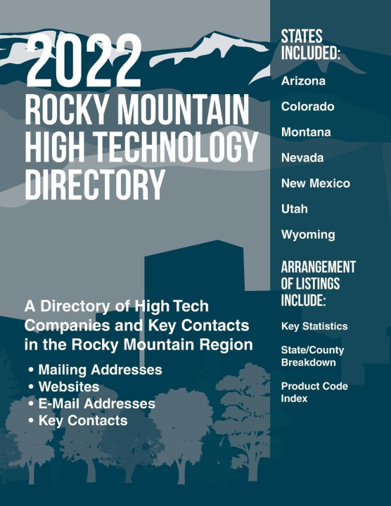 Книга Rocky Mountain High Technology Directory 2022 Pearline Jaikumar