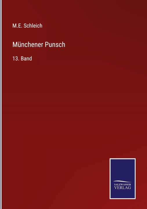 Knjiga Munchener Punsch M.E. Schleich