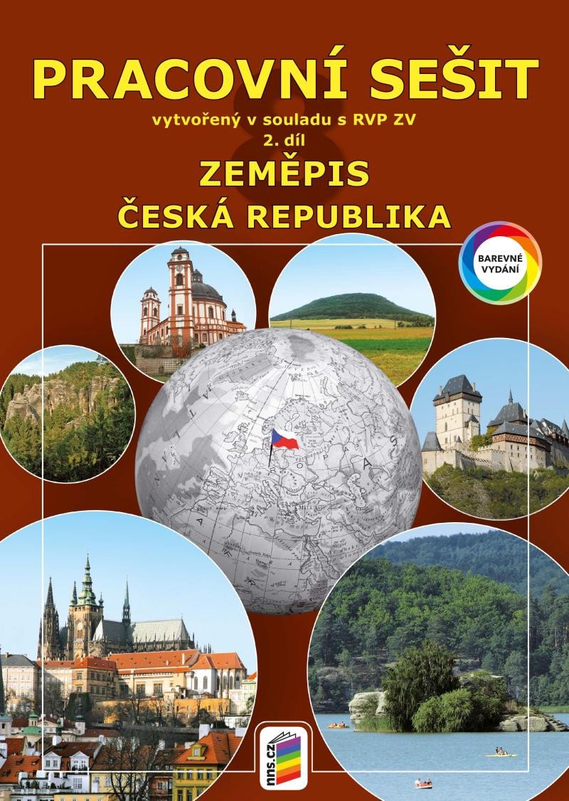 Книга Zeměpis 8 Česká republika Pracovní sešit 2. díl 