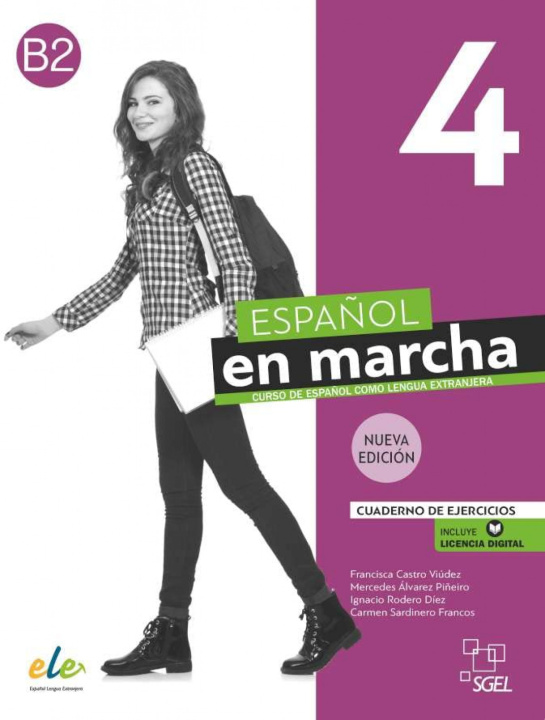 Książka ESPAÑOL EN MARCHA 4 EJER 3ED 