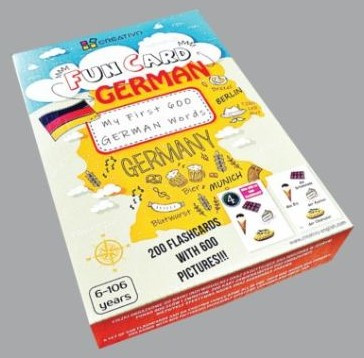 Hanganyagok Karty językowe Niemiecki Fun Card German My first 600 german words Paweł Dwornik