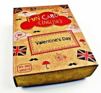 Hanganyagok Karty językowe Angielski Fun Card English Valentine's Day Paweł Dwornik